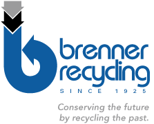 Brenner Recycling logo - Conserving the future by recycling the past.
